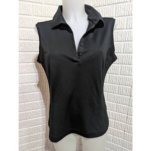 Nike Golf Women's M Black Dri Fit Sleeveless Tank